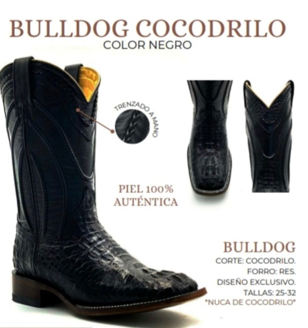 bota de nuca de cocodrilo