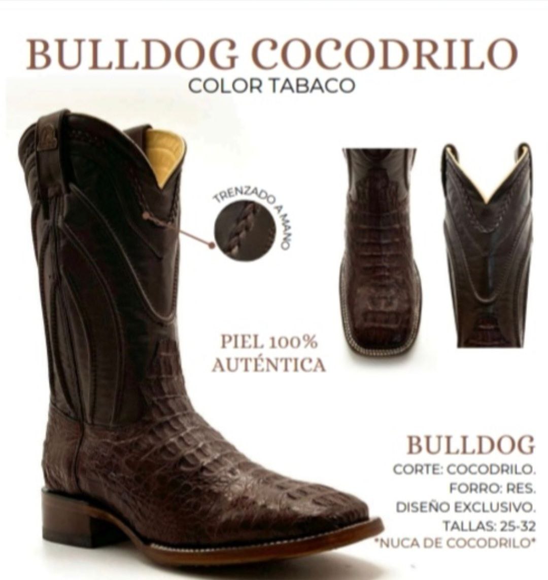 bota de nuca de cocodrilo